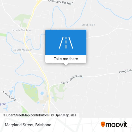 Maryland Street map