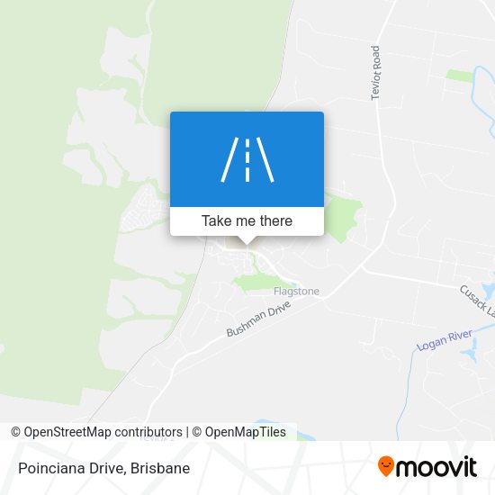 Poinciana Drive map