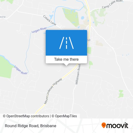 Round Ridge Road map