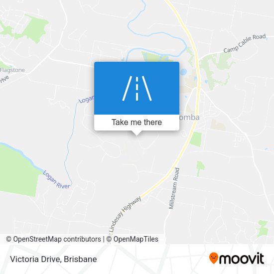 Victoria Drive map