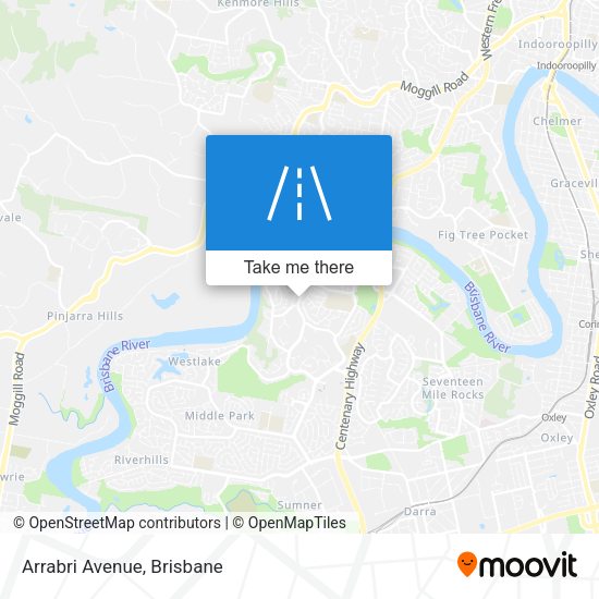Arrabri Avenue map