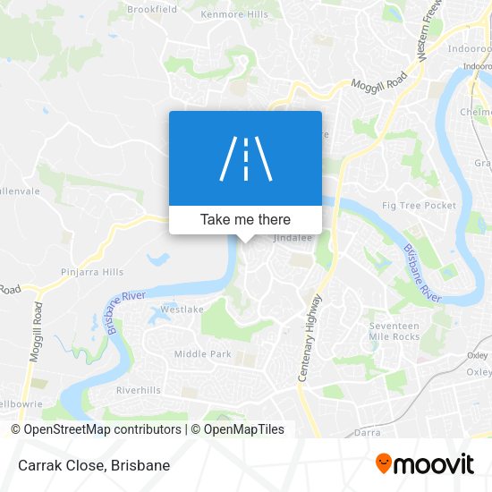 Carrak Close map