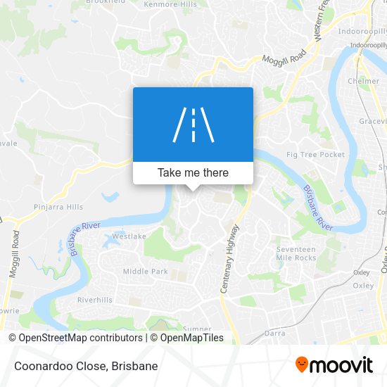 Coonardoo Close map