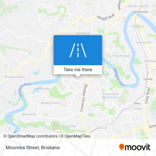 Moomba Street map