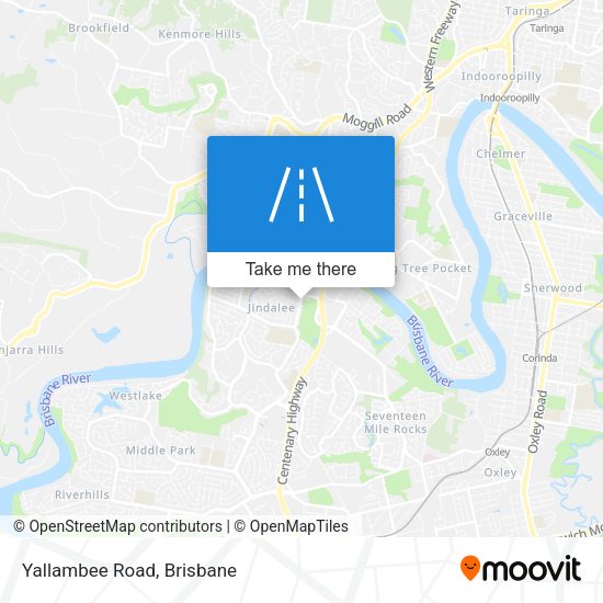 Yallambee Road map