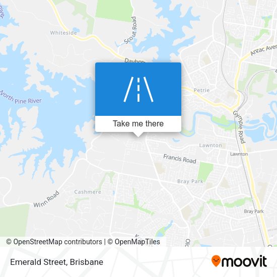 Emerald Street map