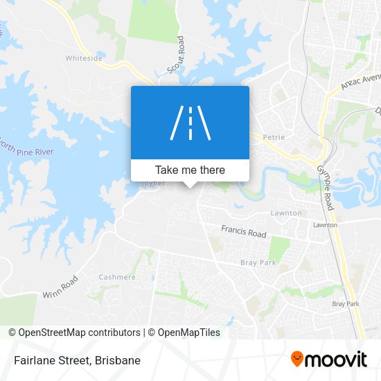 Fairlane Street map