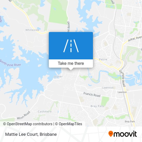 Mattie Lee Court map