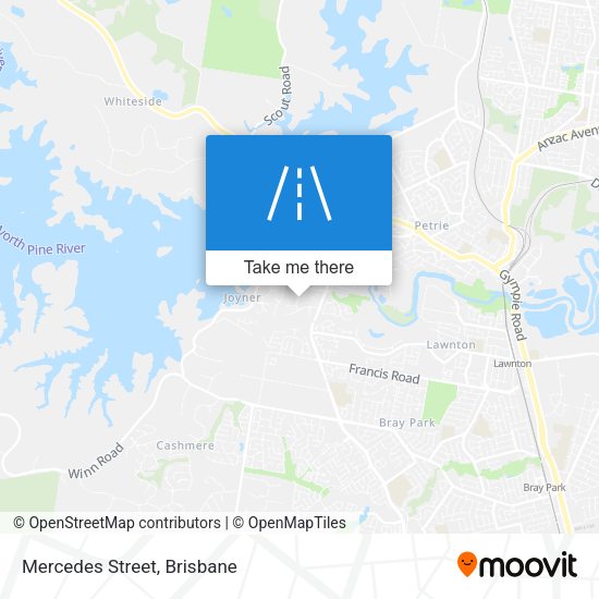 Mercedes Street map