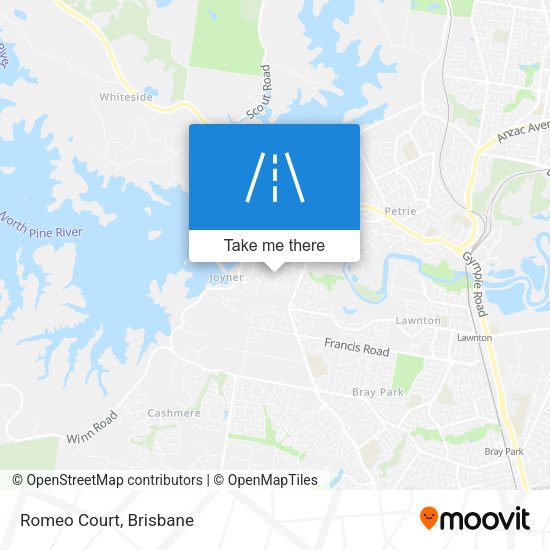 Romeo Court map