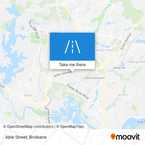 Able Street map