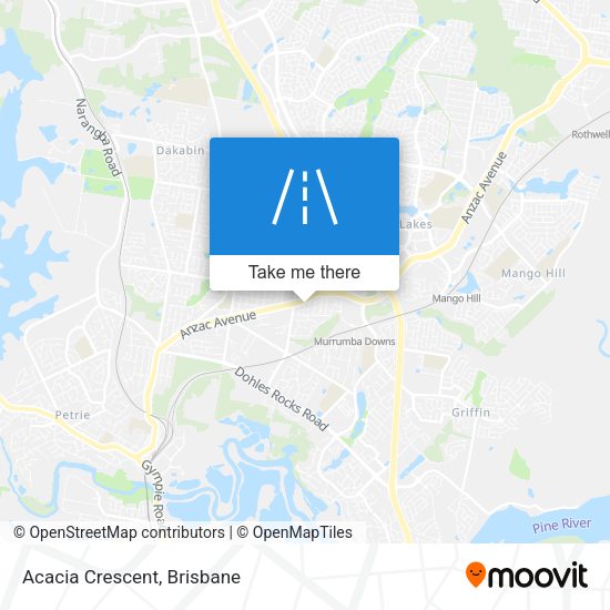 Acacia Crescent map