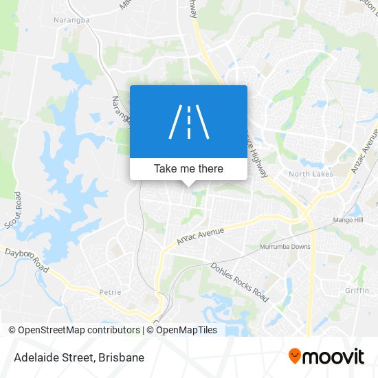 Adelaide Street map