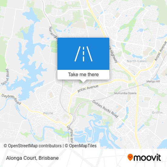 Alonga Court map