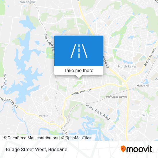 Bridge Street West map