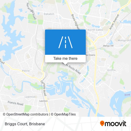 Briggs Court map