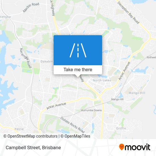 Campbell Street map