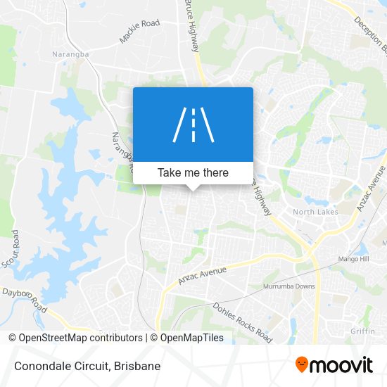 Conondale Circuit map