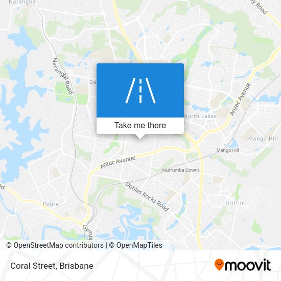 Coral Street map