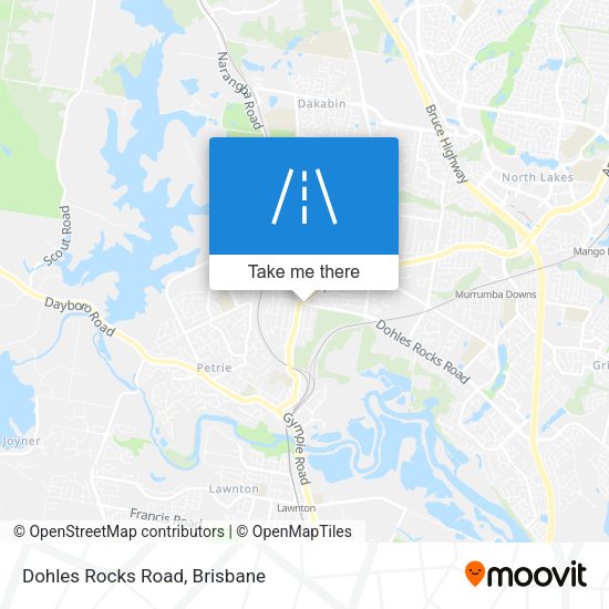 Dohles Rocks Road map