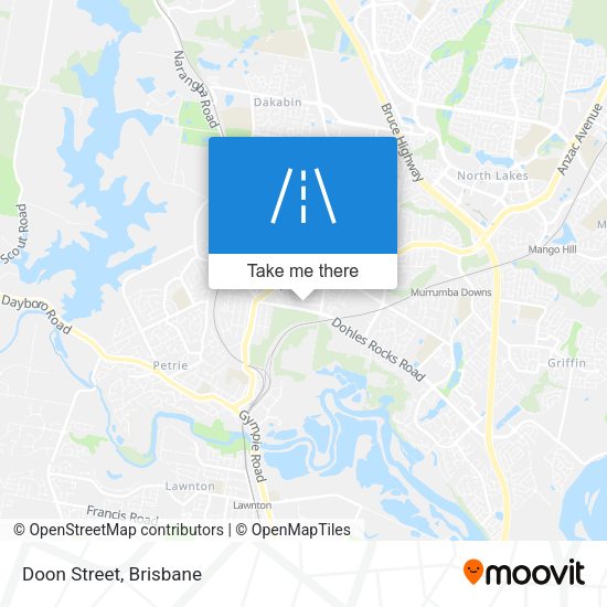 Doon Street map