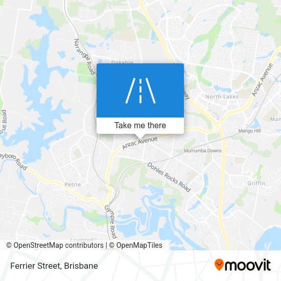 Ferrier Street map