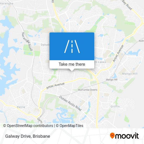 Galway Drive map