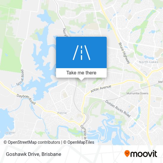 Goshawk Drive map