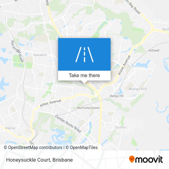 Honeysuckle Court map