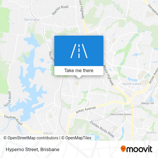 Hyperno Street map