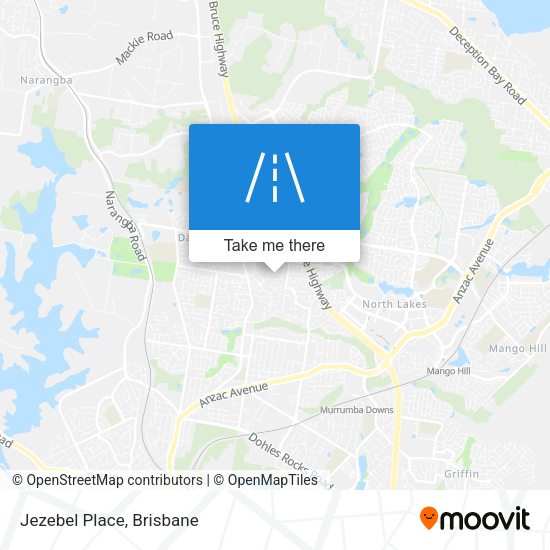 Jezebel Place map