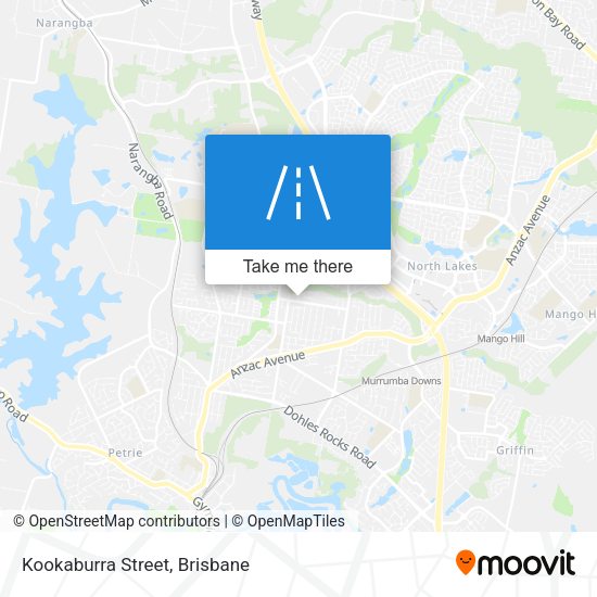 Kookaburra Street map
