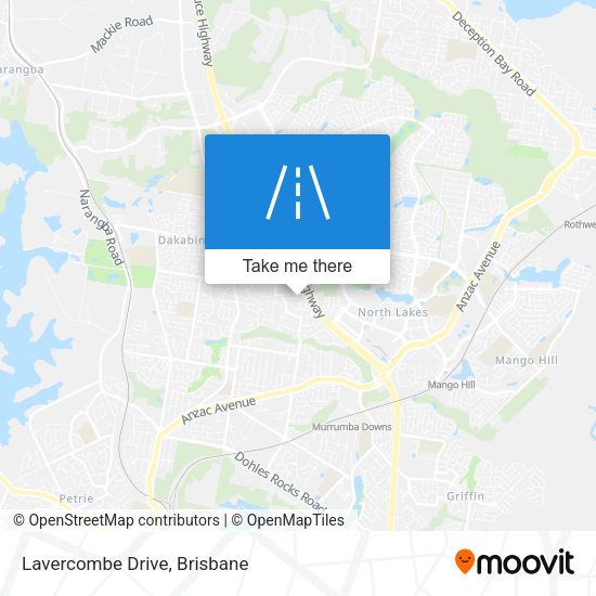 Lavercombe Drive map