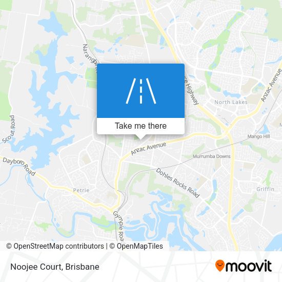 Noojee Court map