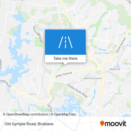 Old Gympie Road map