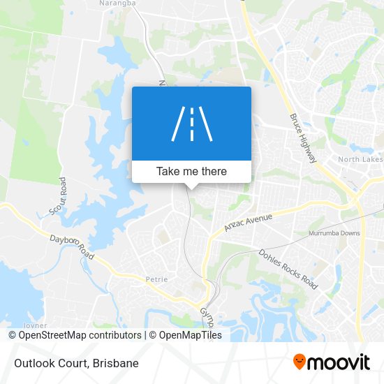 Outlook Court map