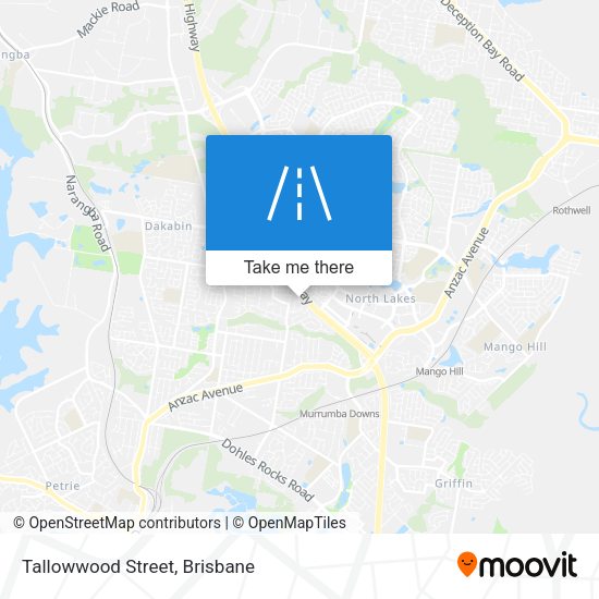 Tallowwood Street map