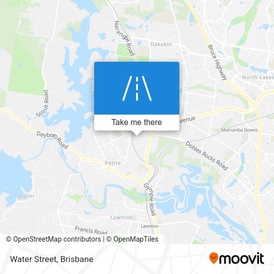 Water Street map