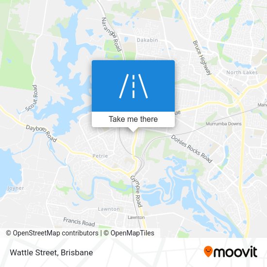 Wattle Street map