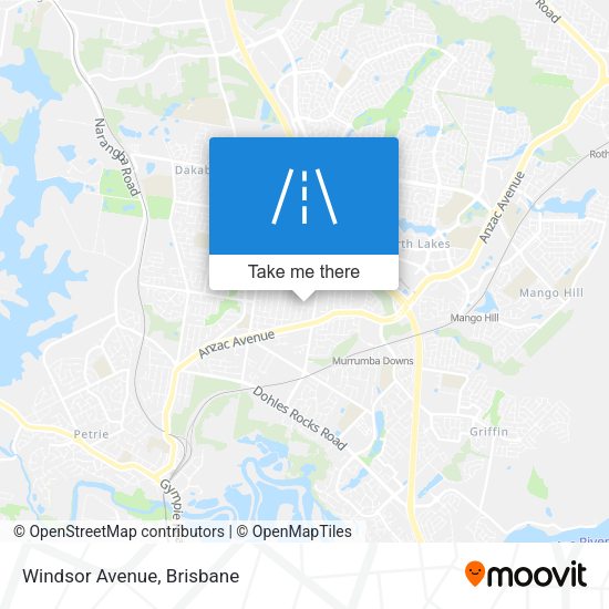 Windsor Avenue map