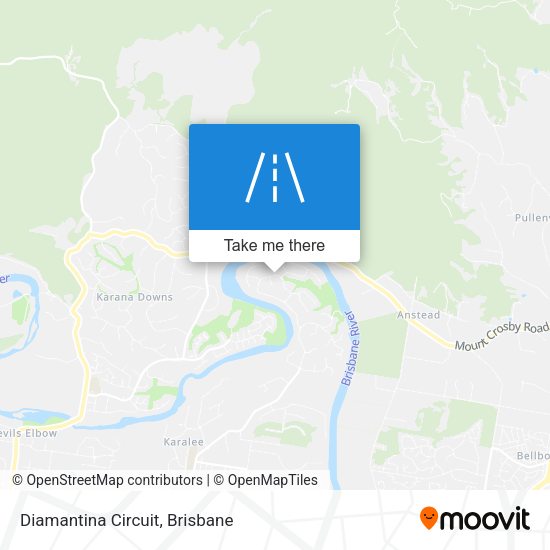 Diamantina Circuit map