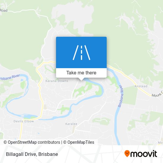 Billagall Drive map