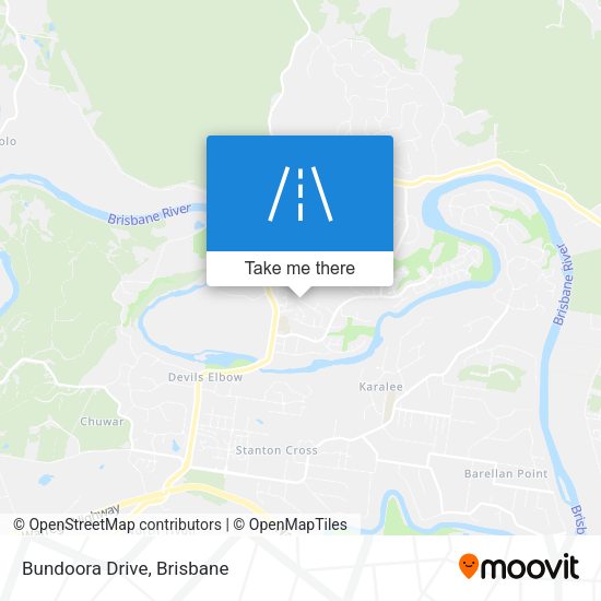 Bundoora Drive map