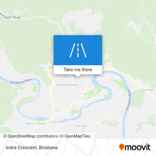 Indra Crescent map