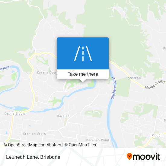 Leuneah Lane map