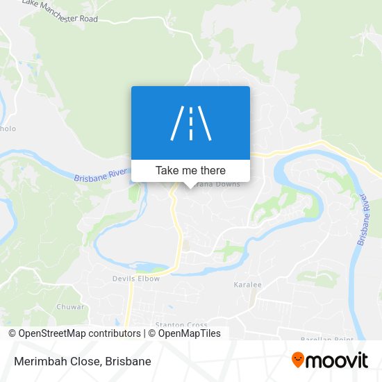 Merimbah Close map