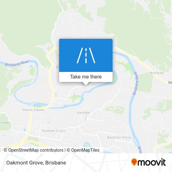 Oakmont Grove map
