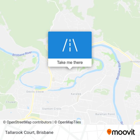 Tallarook Court map