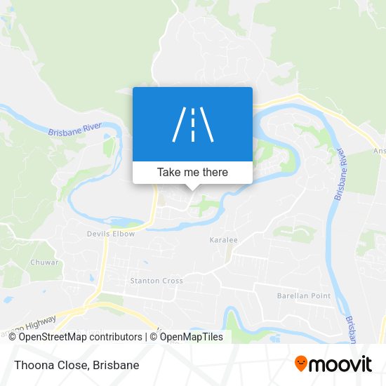 Thoona Close map