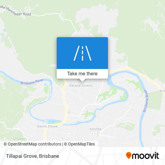 Tillapai Grove map